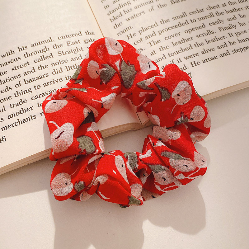 Dây buộc tóc kiểu donut tròn thời trang mùa hè dành cho nữ