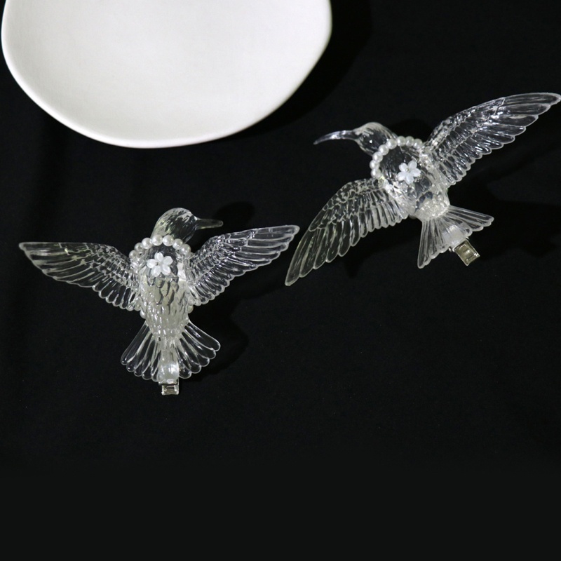 Trâm Cài Tóc Bằng Acrylic Đính Đá Xinh Xắn Dành Cho Cô Dâu