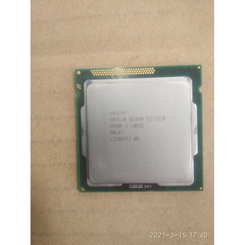 CPU Intel Xeon E3 1230v2 tương đương i7 3770 - 8M Cache Upto 3.50 GHz 4 nhân 8 luồng Soket 1155