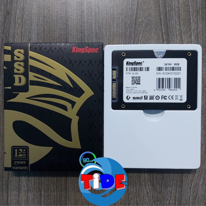 SSD KingSpec 90GB – Ổ cứng SSD Chính Hãng KingSpec – Bảo hành 3 năm – Tặng cáp dữ liệu Sata 3.0