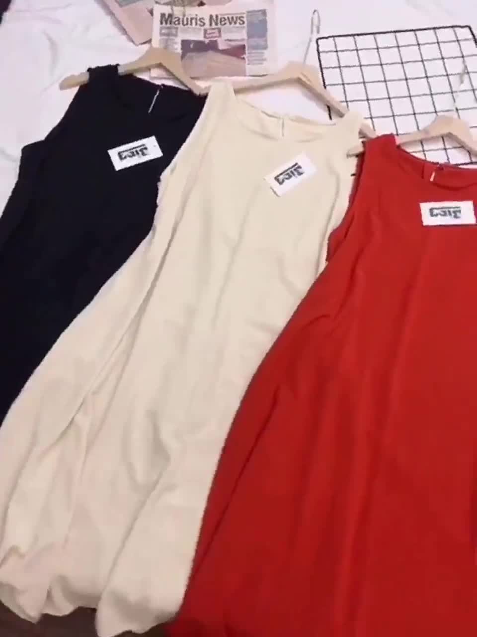 Đầm suông đũi ullzzang form rộng có túi Bingshop | BigBuy360 - bigbuy360.vn