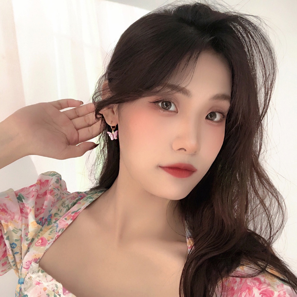 Set Bông Tai Bướm Nhiều Màu Sắc Thời Trang