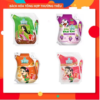 BỊCH 110ML SỮA TRÁI CÂY LIF KUN cam/nho/socola/dâu