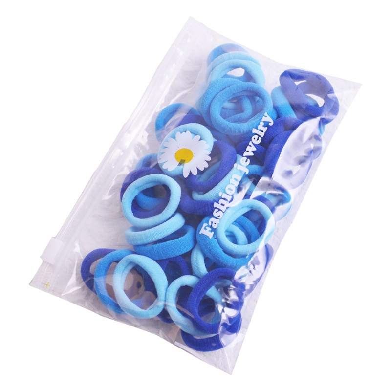 Bộ 50 Dây Buộc Tóc 50 Đơn Vị Cho Người Lớn Và Trẻ Em