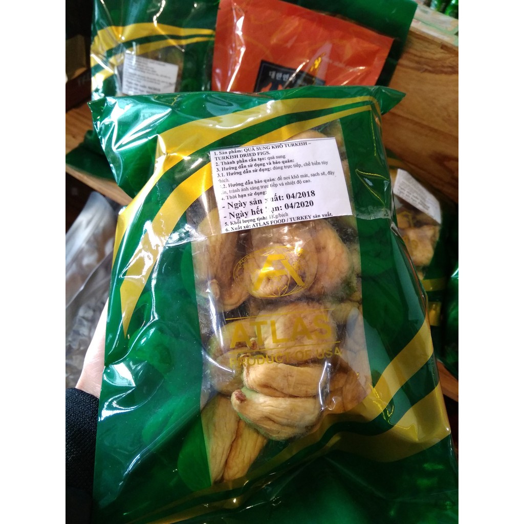 500g Qủa sung khô Turkish Dried Figs Atlas