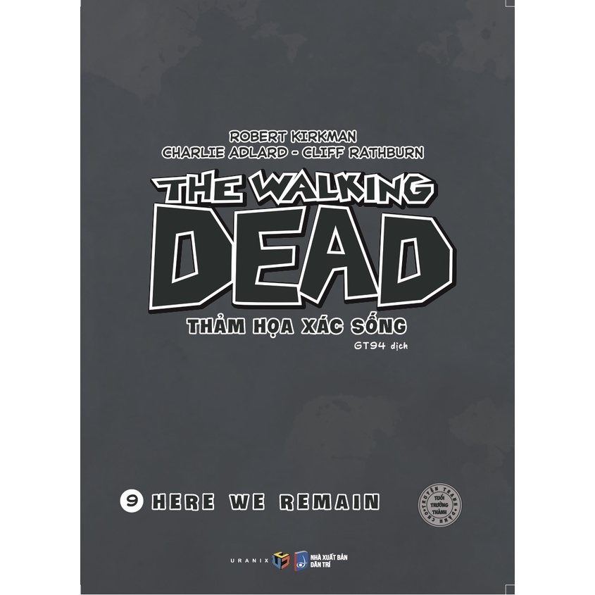 Sách Bộ Sách The Walking Dead - Thảm Họa Xác Sống - Tập 9 + 10 (Bộ 2 Tập)