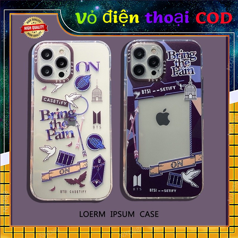 Ốp điện thoại TPU trong suốt in hình BTS cho Vivo Y30 Y17 Y15 Y12 Y11 V20 SE V21E V21 Y50 Y20 Y51 Y15S Y31 S1 Y30i Y20S Y12S