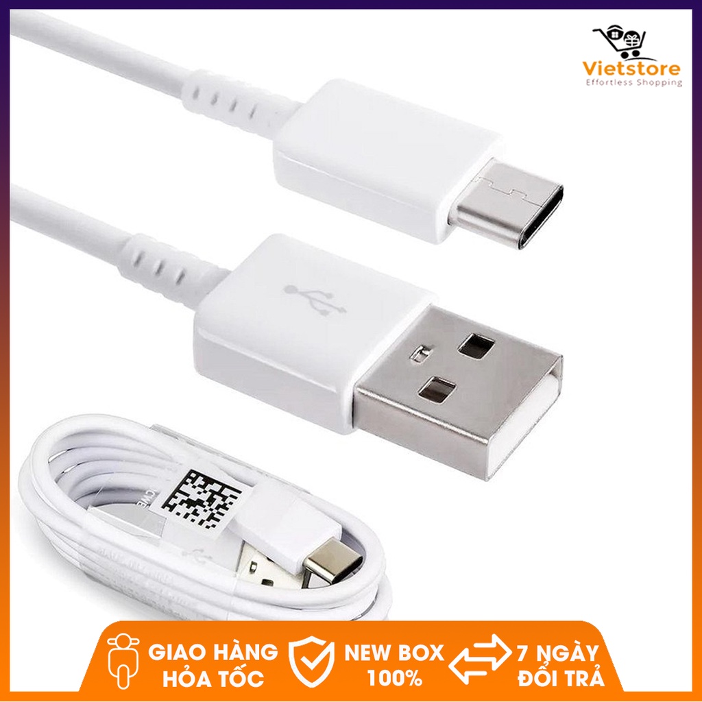 Cáp sạc Type C Samsung Máy Note9, dây sạt cho galaxy, xiaomi, vsmart, sạc nhanh qc, dài 1m DATA shop