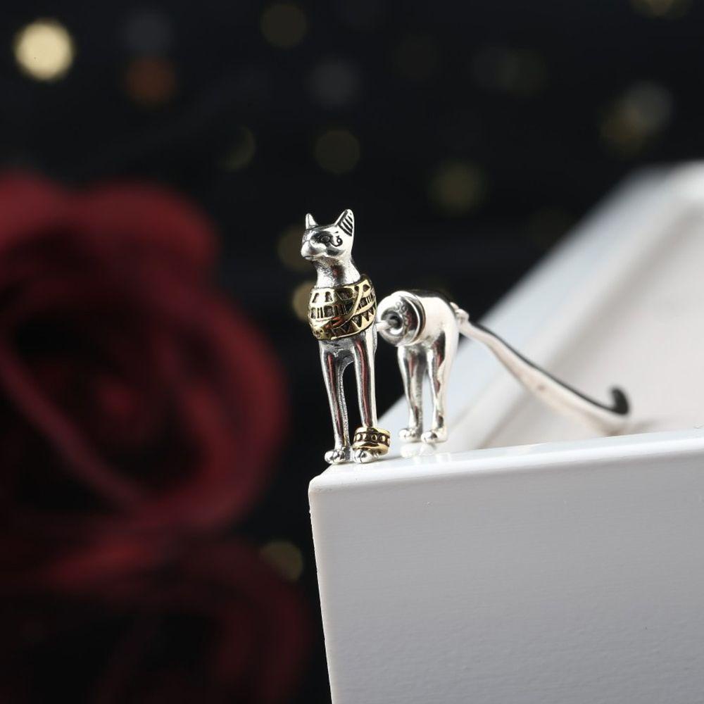 Khuyên Tai Hình Mèo Pharaoh Thời Trang Hàn Quốc Cổ Điển