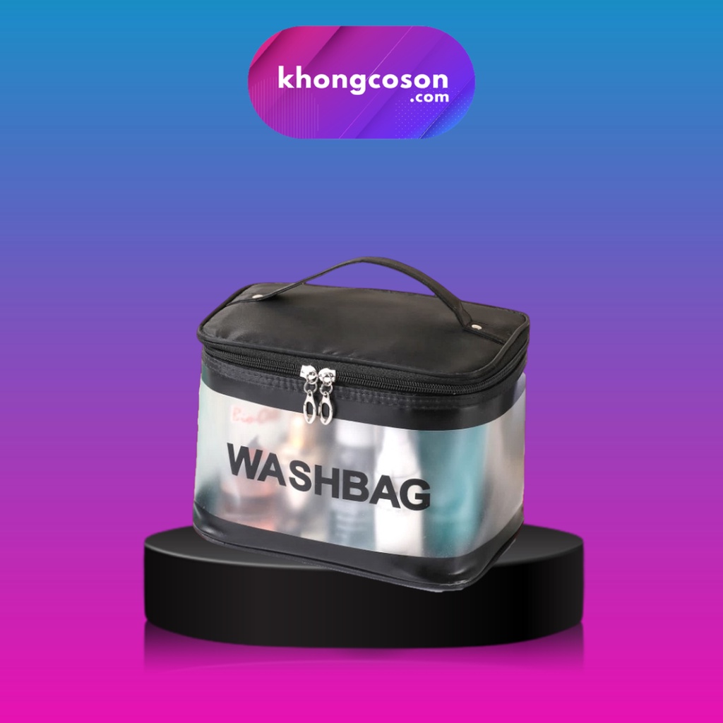 Túi Đựng Mỹ Phẩm Trong Suốt WASHBAG - Khongcoson