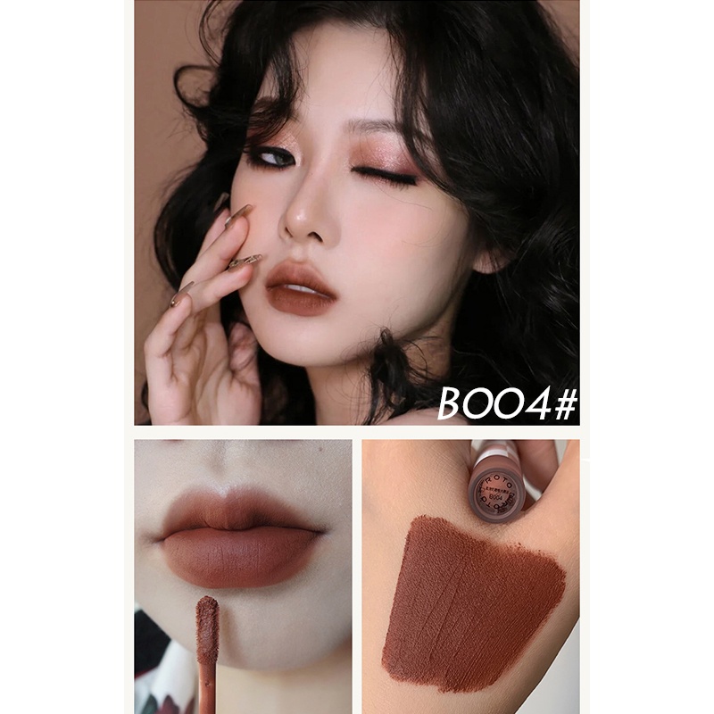 [Hàng mới về] Son môi ROTO® Phantom Bear siêu lì lên màu cực tốt hiệu ứng sương mù lâu trôi chống nước 11 màu tùy chọn
