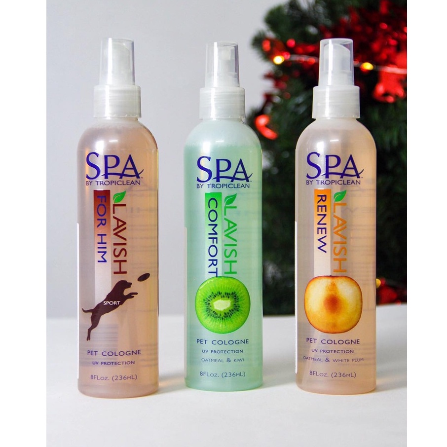 Xịt Dưỡng Lông Tropiclean Hương Kiwi Dành Cho Thú Cưng- Spa Comfort Cologne
