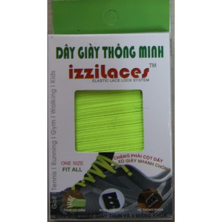 Dây giày thông minh izzilaces Xanh chuối