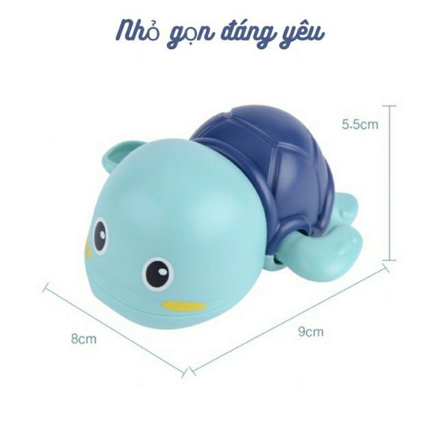 Rùa bơi trong nước đồ chơi nhà tắm cho bé