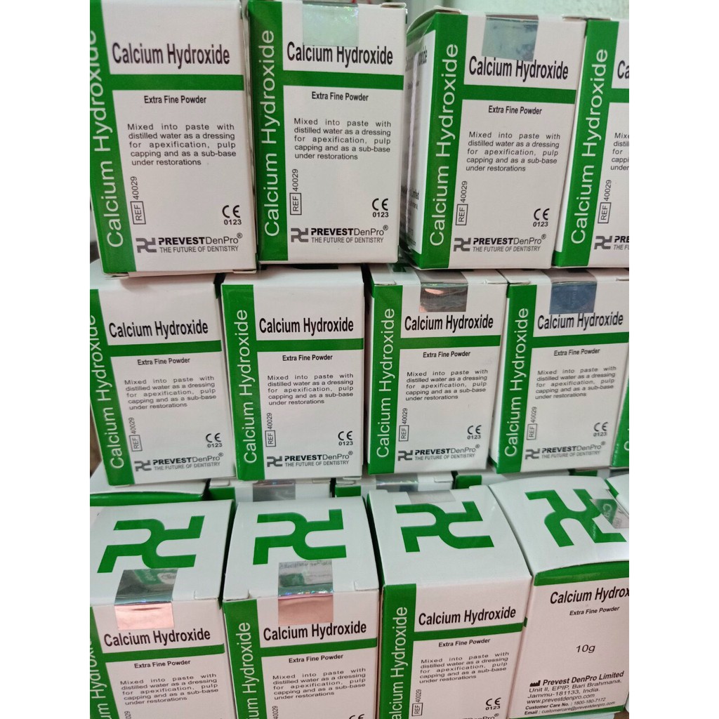 Vật liệu che tuỷ - Canxi -CALCIUM HYDROXIDE ẤN ĐỘ (10g)