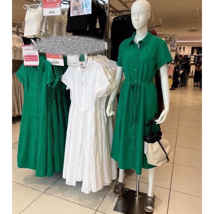 Váy sơmi Gu nhật size xs, s, m