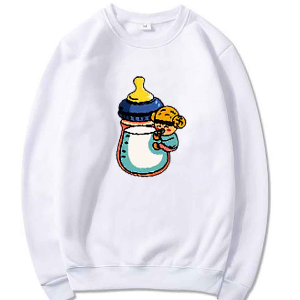 Áo gia đình bia , sữa , trà sữa , vải nỉ loại 1 , in pet , nổi hình , có video hình thật