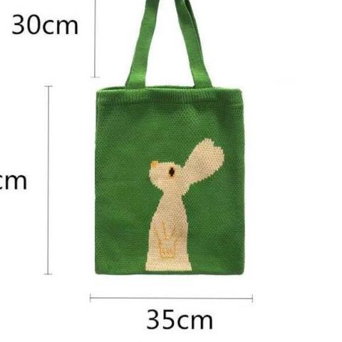 Túi Xách Đeo Vai Họa Tiết Thỏ Thời Trang Hàn Quốc Cho Nữ