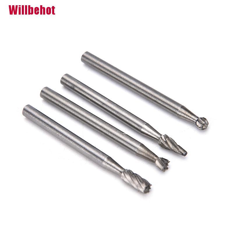 [Wbehot] 6Pcs Hss Routing Router Grinding Bits Burr Dremel Rotary Tool Accessories [Hot]