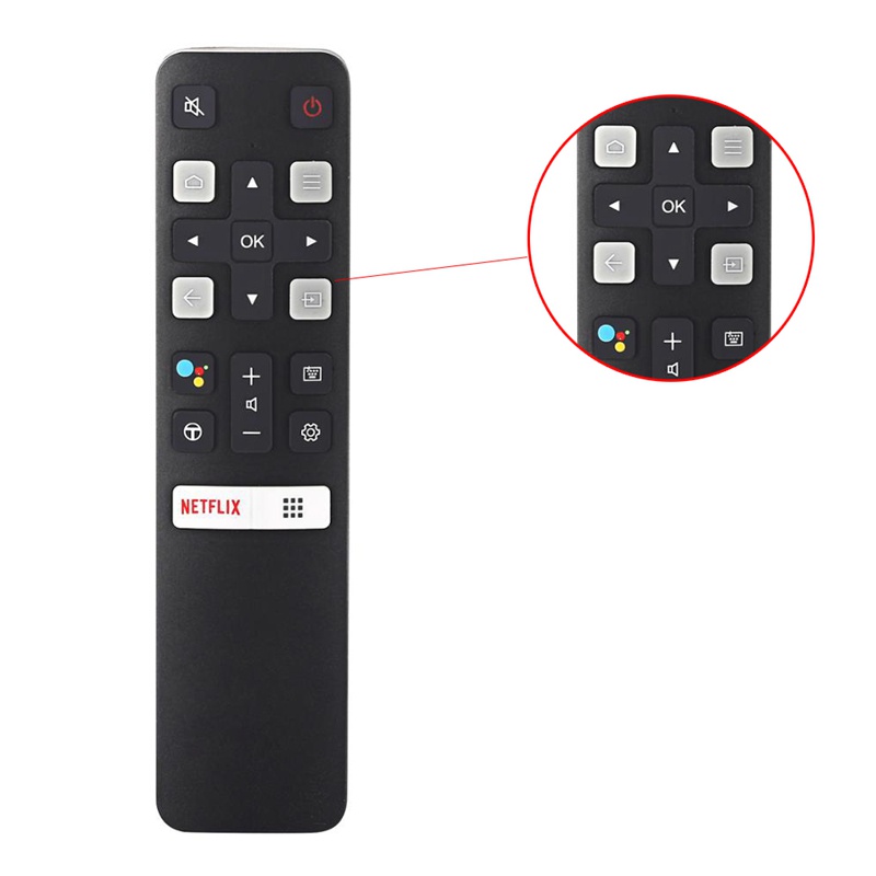 RC802V FMR1 Thay Thế Điều Khiển Từ Xa Phù Hợp Với TCL TV Với Netflix 32S6500 32S6800 43P8 43S6500 55