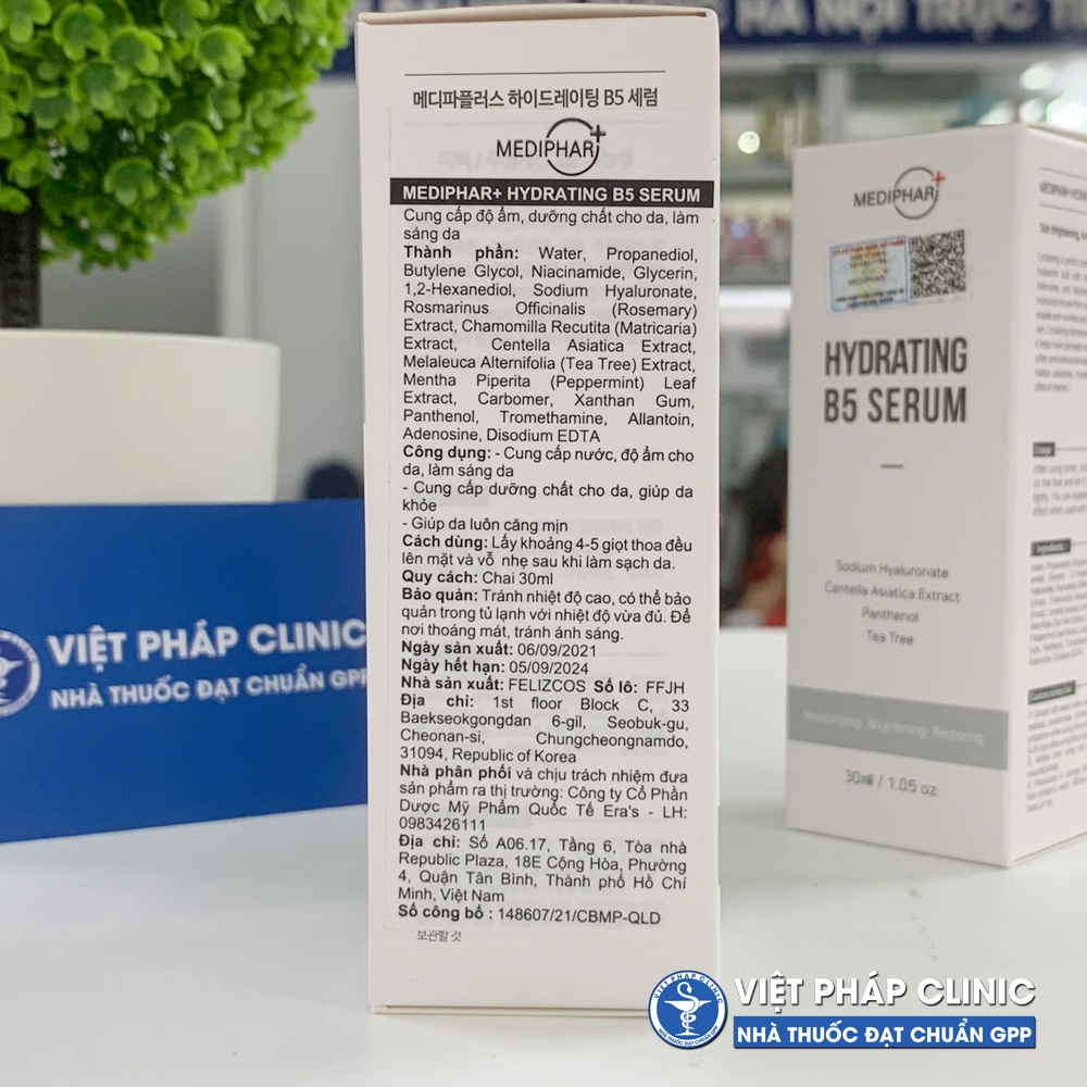 Serum Mediphar+ Hydrating B5 Cấp Ẩm, Phục Hồi Và Làn Sáng Da | BigBuy360 - bigbuy360.vn