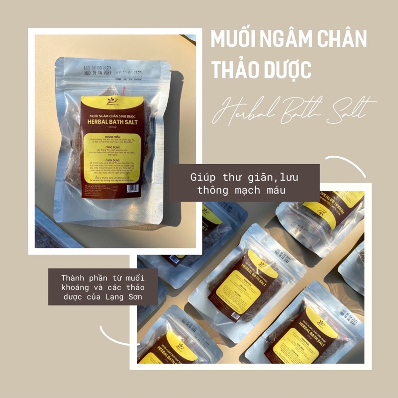 Muối ngâm chân thảo dược AFOREX massage thư giãn, giúp dễ ngủ 200g