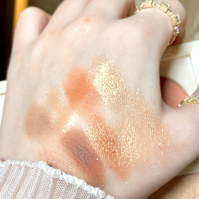 [Hàng mới về] Bảng phấn mắt MUGE LEEN 12 màu tông lì hiệu ứng ngọc trai trang điểm đẹp mắt