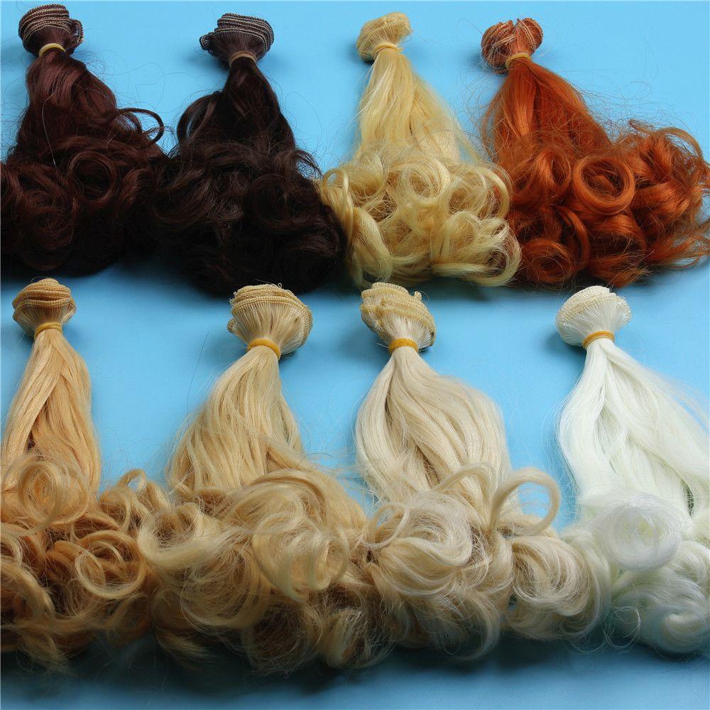 Tóc Xoăn Nối Dài Cho Búp Bê 15 * 100cm Ket1