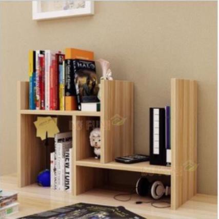 Kệ Sách Gỗ Để Bàn Làm Việc 1997store_vn - Kệ Sách Gỗ Mini - Kích Thước 54cm x 20cm x 35 - Bảo Hành 6 Tháng