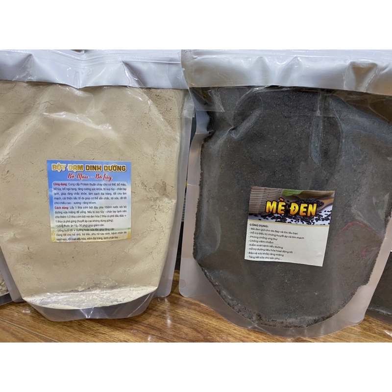 SET BỔ T.Ủ.Y: BỘT NGŨ ĐẬU + MÈ ĐEN (chân tay lạnh, ti.ể.u đ.ê.m, đ.a.u nh.ứ.c XK, trí nhớ giảm...)