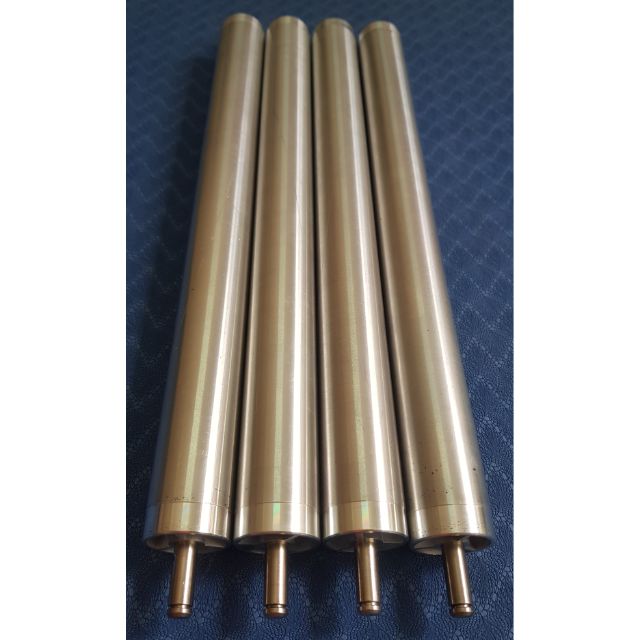Rulo nhôm phi 30mm,dài 325mm,trục 8mm