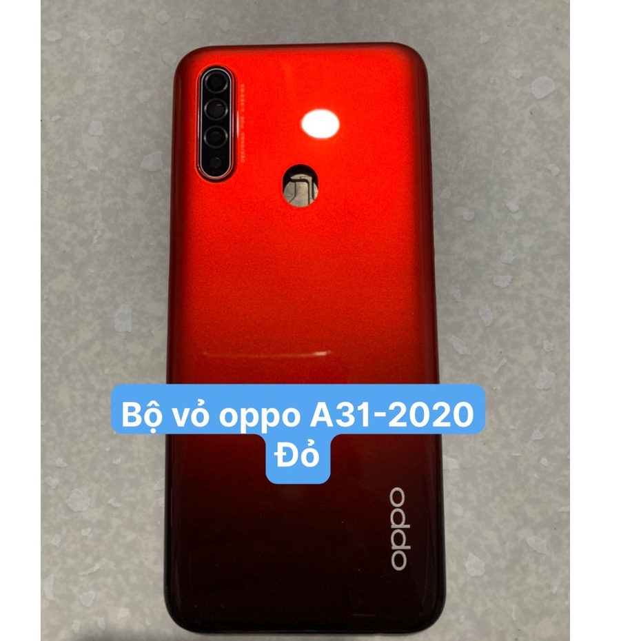 Vỏ bộ Oppo A31-2020 Gồm lưng, xương, phím, kính camera