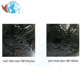 BÌNH NGÂM RƯỢU HOA VĂN RỒNG 6L