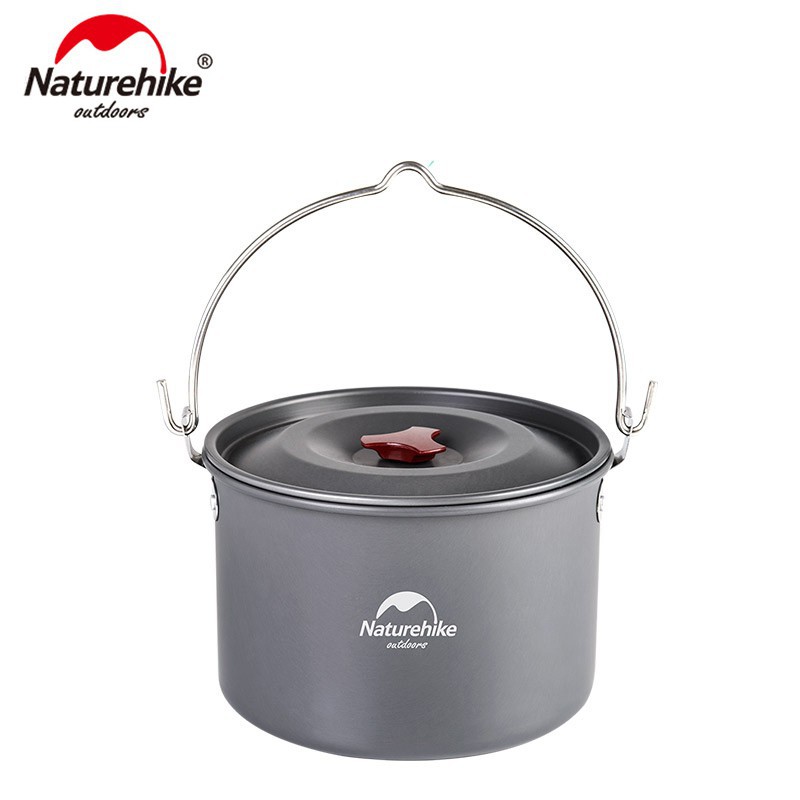 Nồi Cắm Trại Naturehike NH17D021-G 4L Nhẹ Phong Cách Quân Đội Nhỏ Gọn Dành Cho 4-6 Người