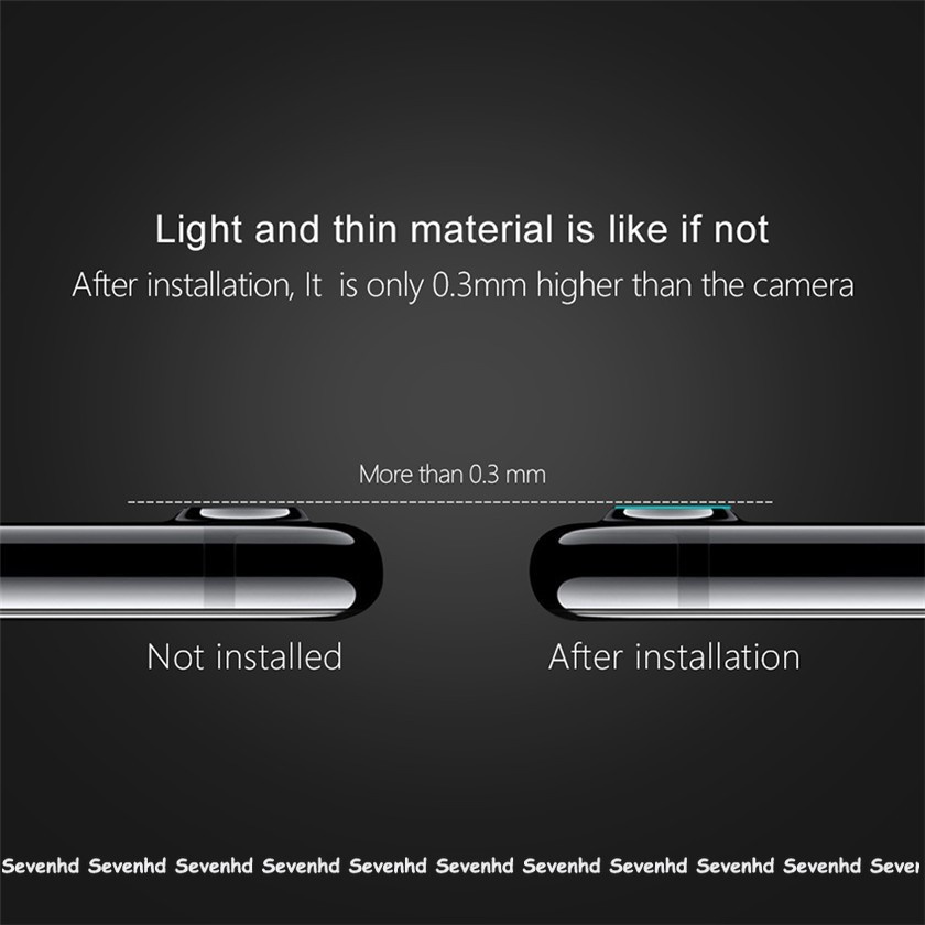 Kính cường lực bảo vệ camera sau thích hợp cho iPhone 13 12 11 Pro Max SE2020 X XR Xs Max 8 7 6 6s Plus