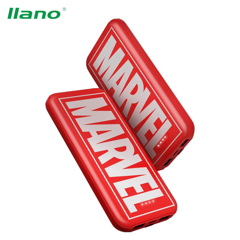 Sạc dự phòng llano 10000mah họa tiết Marvel cá tính dành cho Iphone / Android | WebRaoVat - webraovat.net.vn