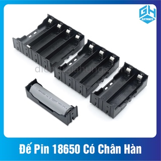 Đế pin 18650 có chân hàn các loại 1,2,3,4 pin