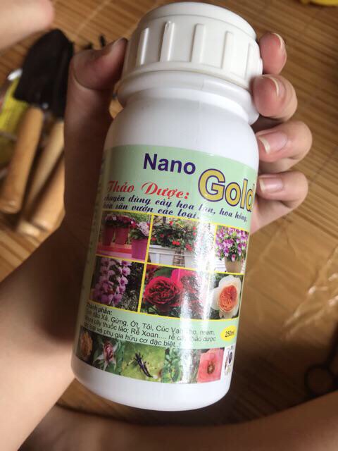 Nano Gold Thảo dược 250 ml - phòng chống côn trùng gây hại cho cây