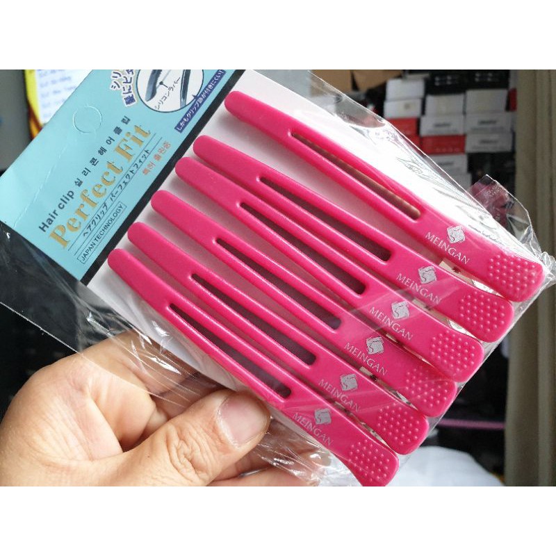Kẹp Mỏ Vị Kanebo, Kẹp Vịt Nhật Bản Pro Master Có Su Chặn Chống Dập Tóc.