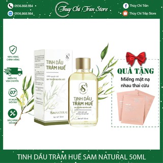 TINH DẦU TRÀM HUẾ SAM NATURAL CHIẾT XUẤT 100% LÁ TRÀM HỖ TRỢ VẤN ĐỀ HÔ HẤP
