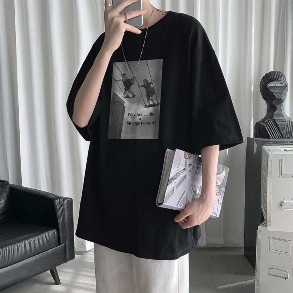 Áo Thun Tay Lỡ UNIKA AT02 áo thun nam form rộng UNISEX áo phông tay lỡ cao cấp thời trang Hàn Quốc