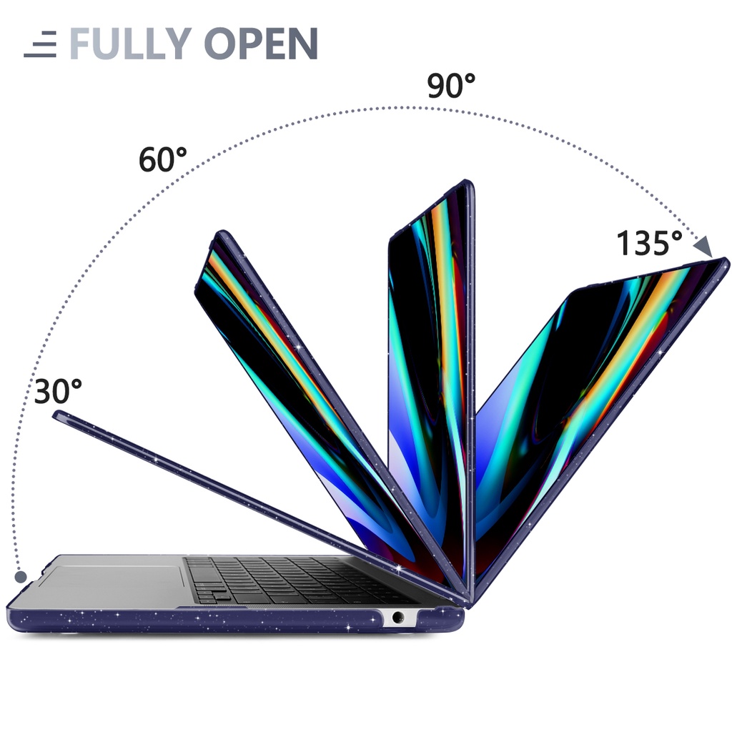 Ốp Máy Tính Bảng Cứng Kèm Bàn Phím Cho MacBook Pro Air M2 M1 A2681 A2338 A2337 A1932 Retina Touch Bar ID A1706 A1708 A2251 A2159 A1989 2022