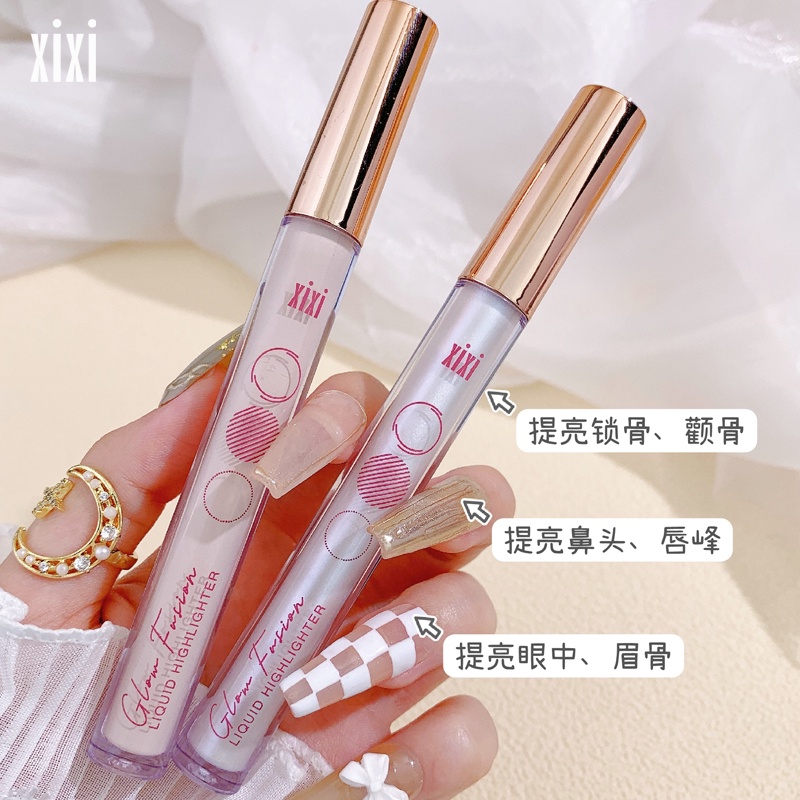 Kem Tạo Khối Bắt Sáng Xixi Dạng Lỏng Màu Nhũ Lấp Lánh Làm Sáng Da Và Tạo Khối Khuôn Mặt NO.D510