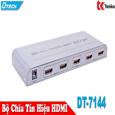 Bộ Chia HDMI 1 ra 4 Dtech DT-7144