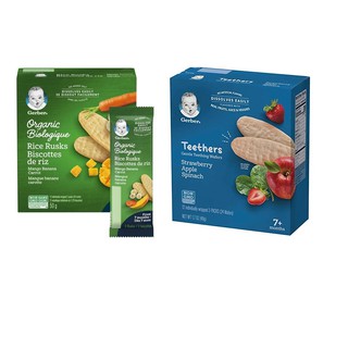 (Đủ Vị) Bánh gạo ăn dặm Organic Gerber