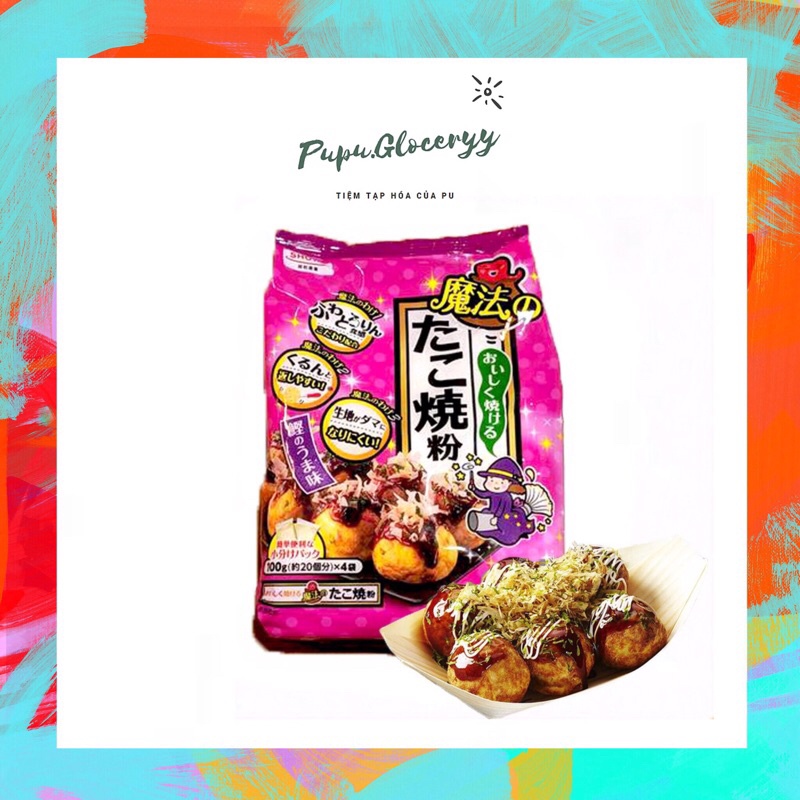 Bột làm bánh Takoyaki Nhật Bản 400g