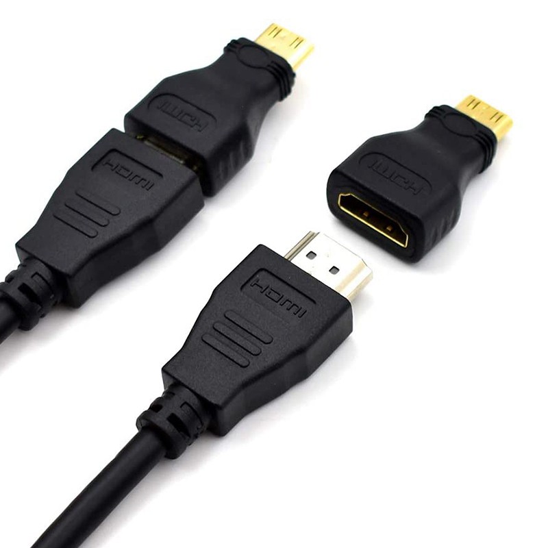 Set 5 Đầu Chuyển Đổi Mini Hdmi Mạ Vàng 1080p