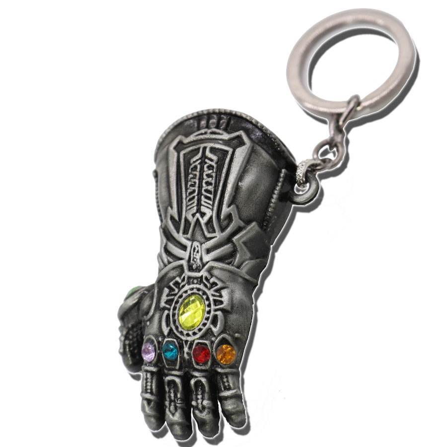Móc khóa găng tay vô cực Thanos inox không rỉ siêu phẩm Avengers Marvel cho ô tô xe hơi TOO-STORE