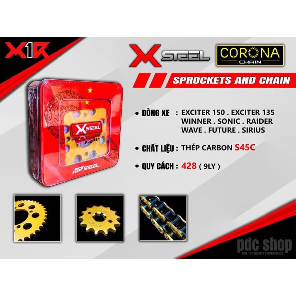 Nhông sên dĩa X1R dành cho nhiều dòng xe