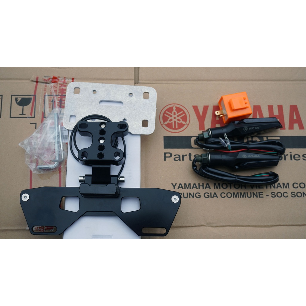 Bát biển số gsx 150, Pat biển cnc chuẩn 4 lỗ cho GSX R-S150